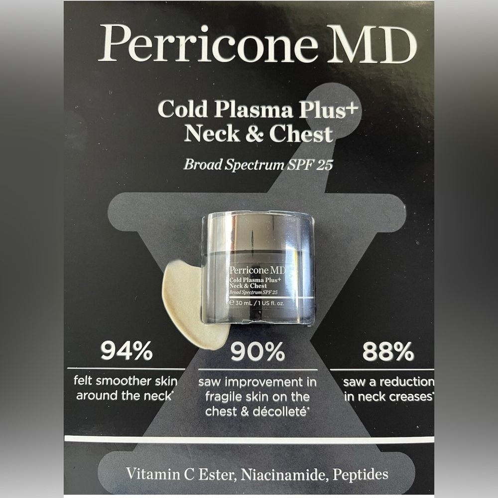 New Perricone MD Cold Plasma Plus+ Neck & Chest Broad Spectrum SPF 25 exp2027